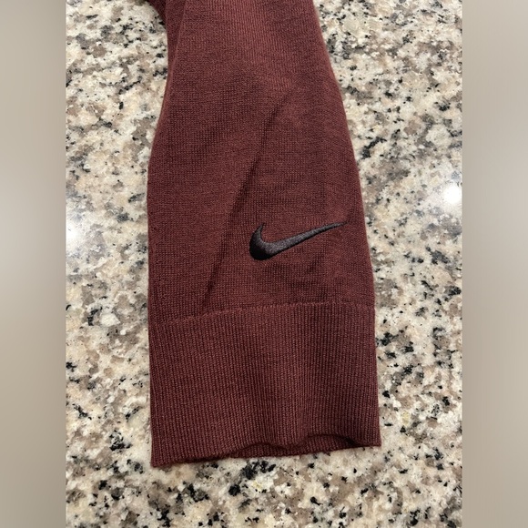 Nike TW Tiger Woods Collection Knit Golf Sweater Wool Blend CU9782-652 Men Sz XL - Picture 6 of 14